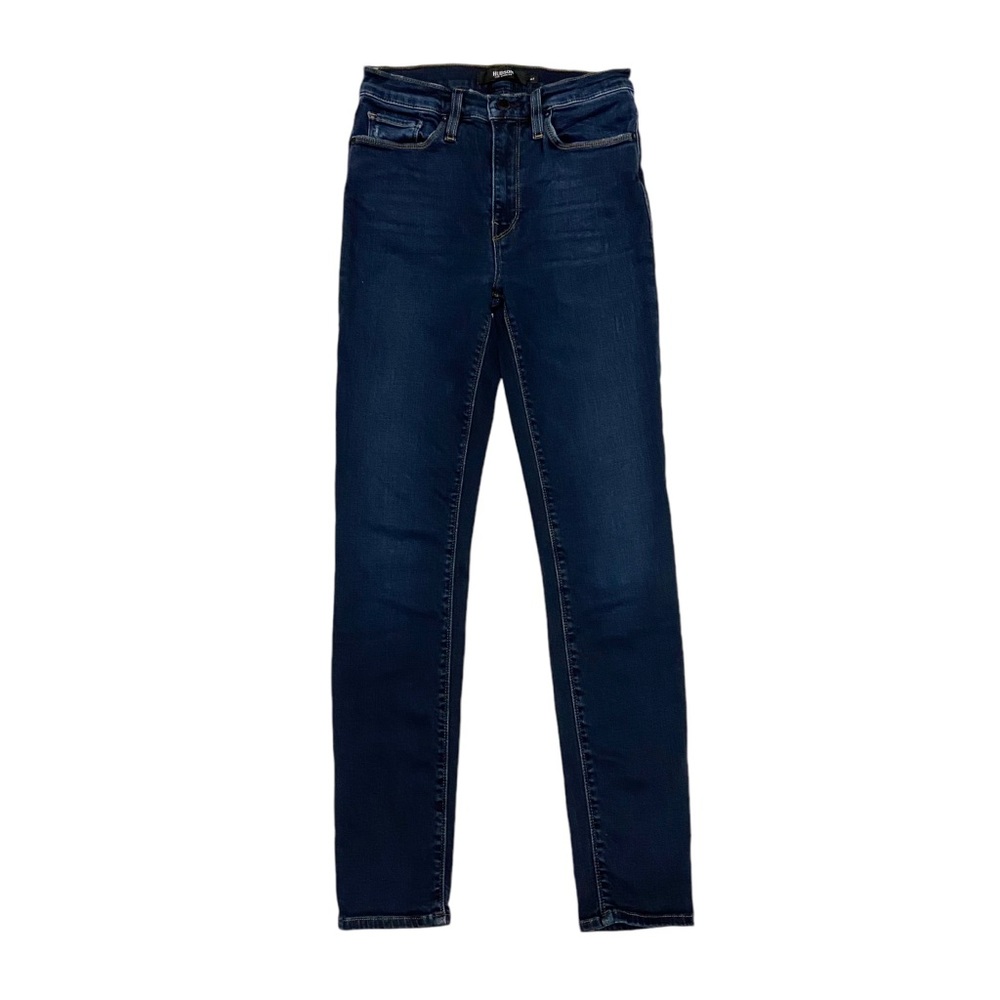 HUDSON Jeans Barbara Super Skinny Denim High Rise Dark Blue Wash Size 27